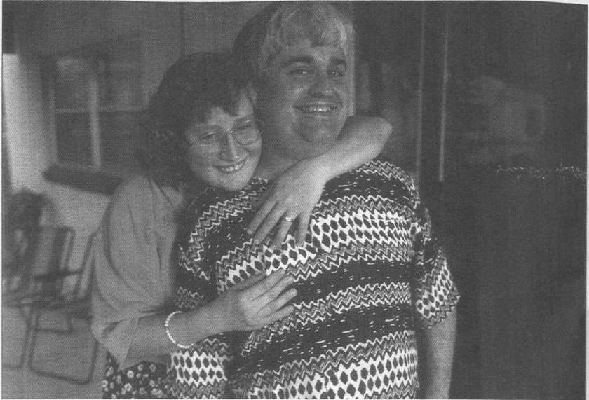 Two beautiful people in love